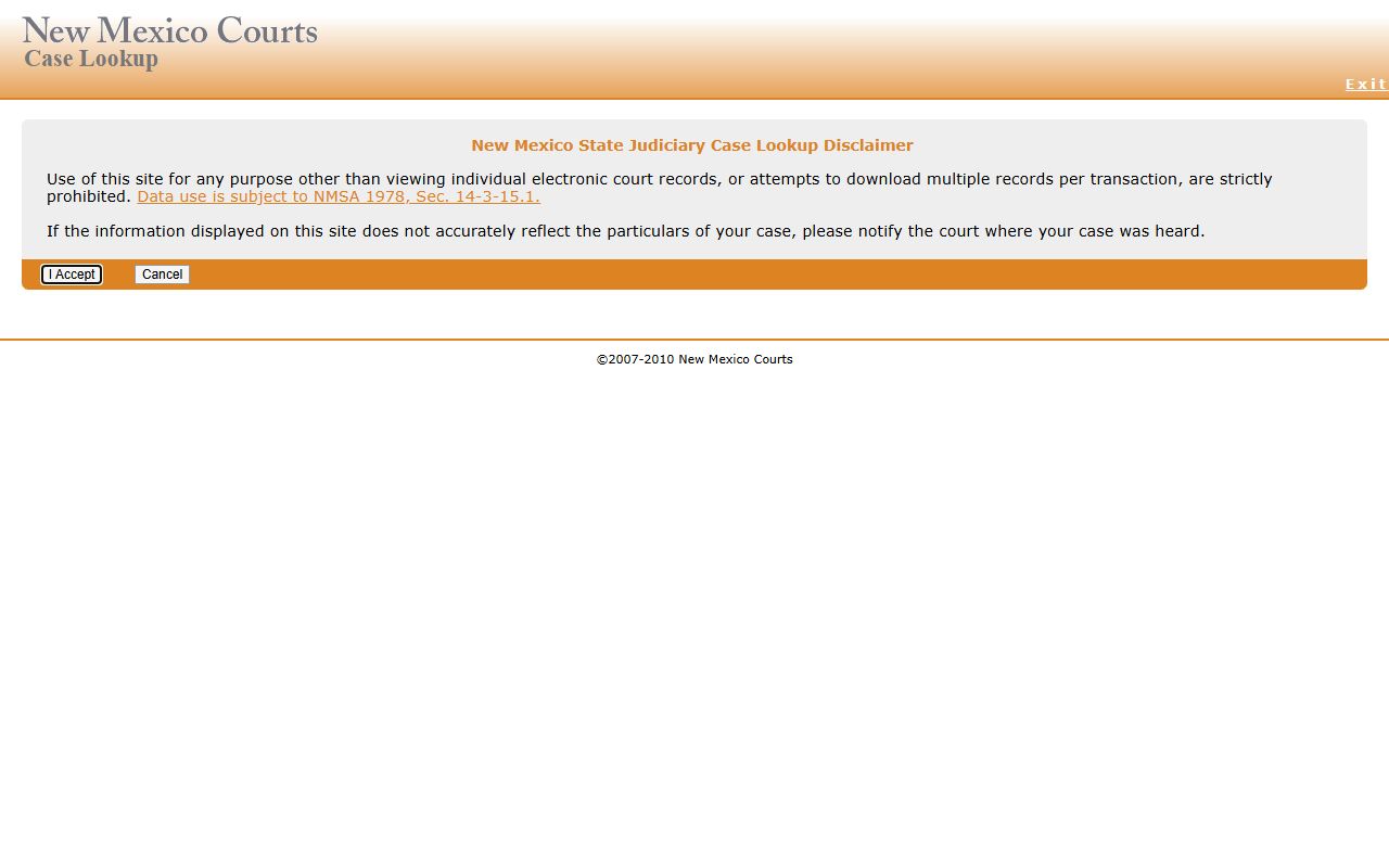 Colfax County court records after arrest in New Mexico Case Lookup